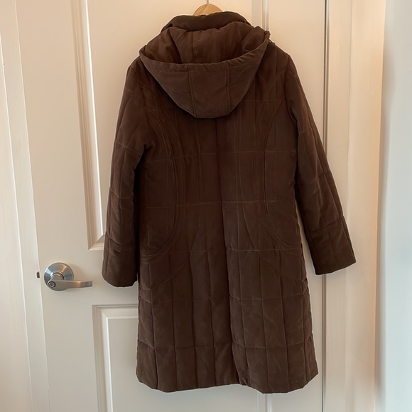 NWOT Brown Winter Coat from London, size US 10 - Picture 3 of 3